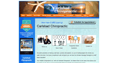 Desktop Screenshot of carlsbadchiropractic.com